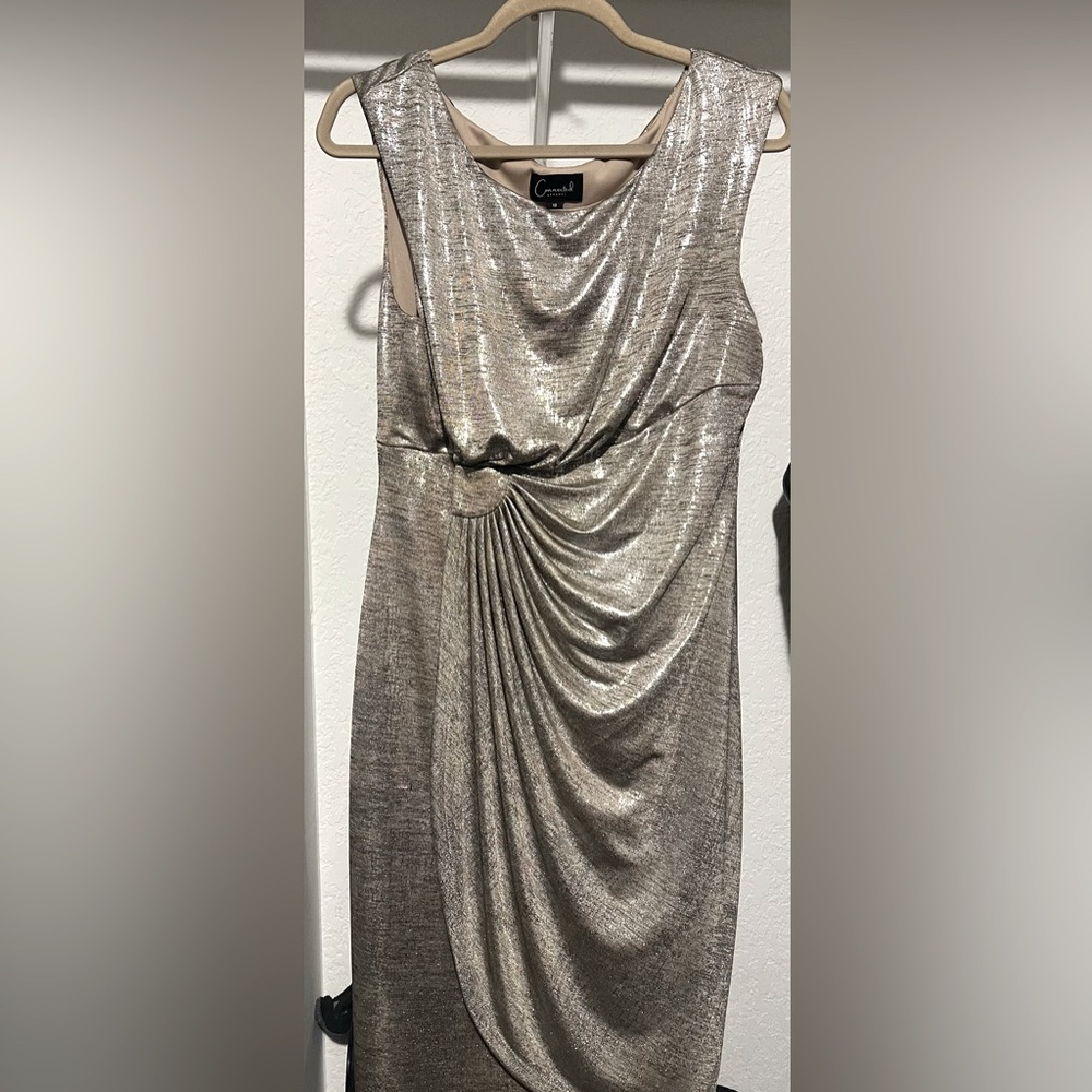 Size 10 golden dress .